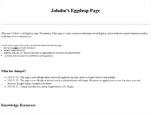 Tablet Screenshot of johoho.eggheads.org